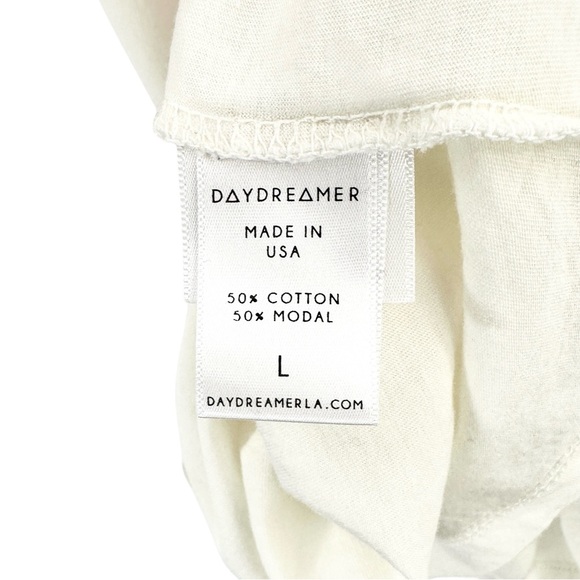 Daydreamer Elton John Pittsburgh Boyfriend Tee - White 1974 Tour T-Shirt sz L - Picture 8 of 10